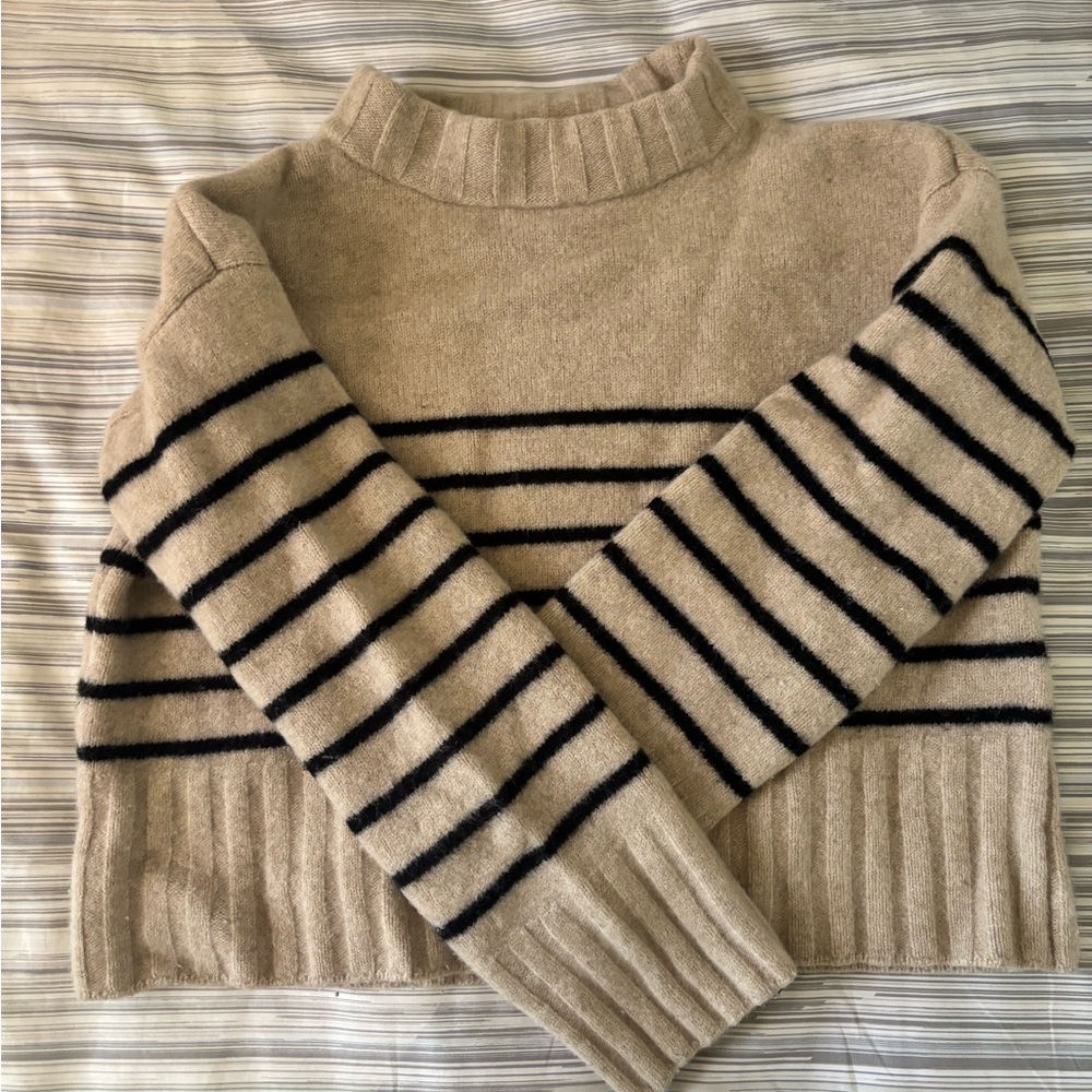 Reformation Cropped Wool Sweater